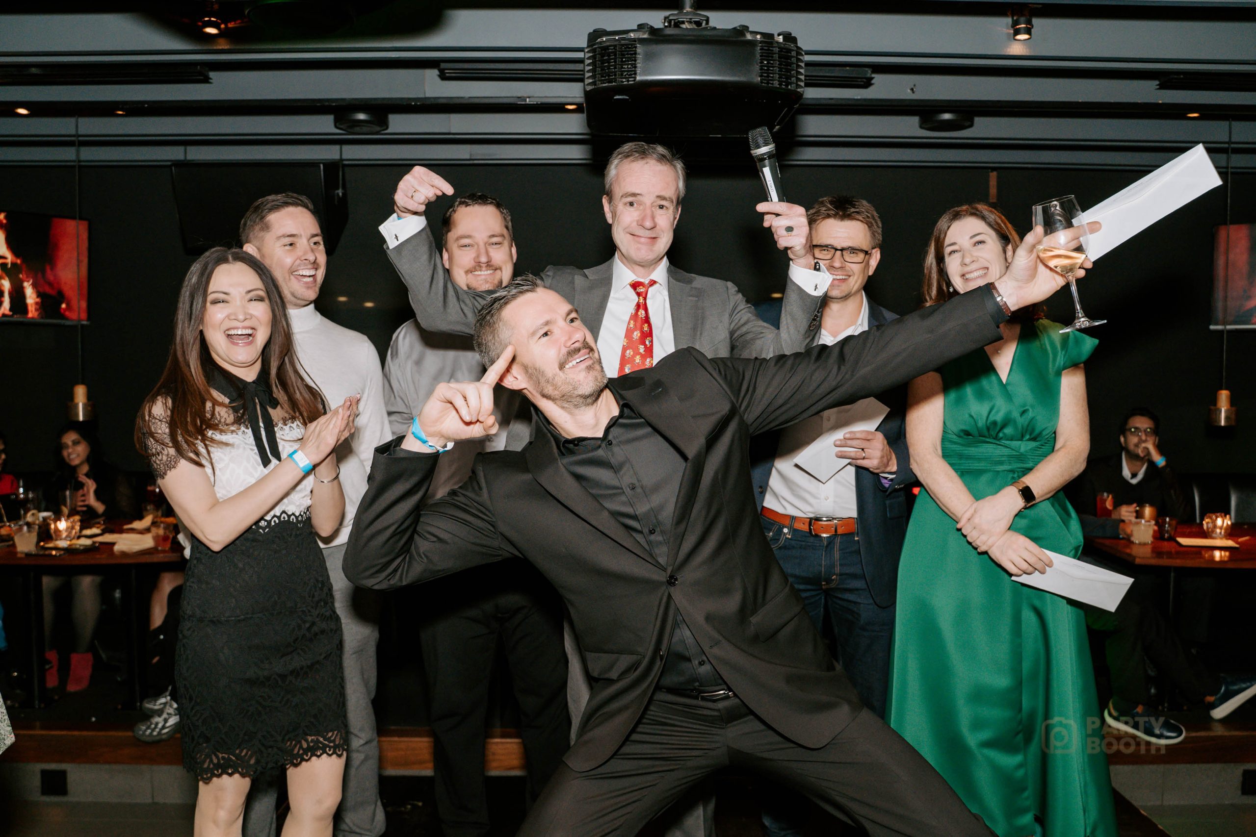 Premium photo booth at Toronto wedding reception