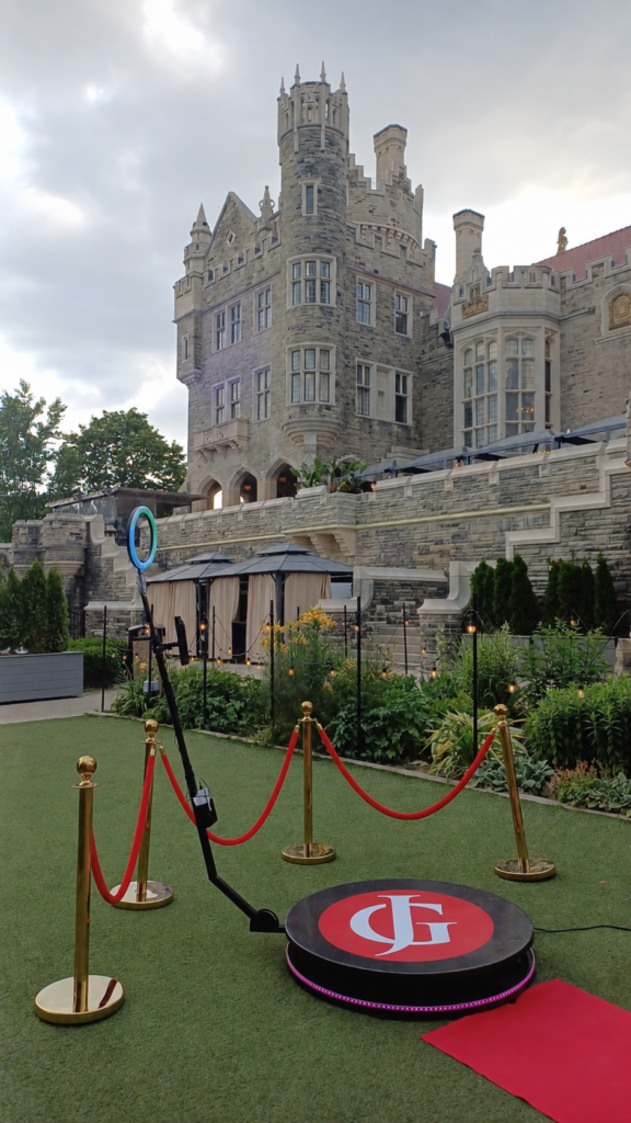 360 slow-motion video booth at a GTA event