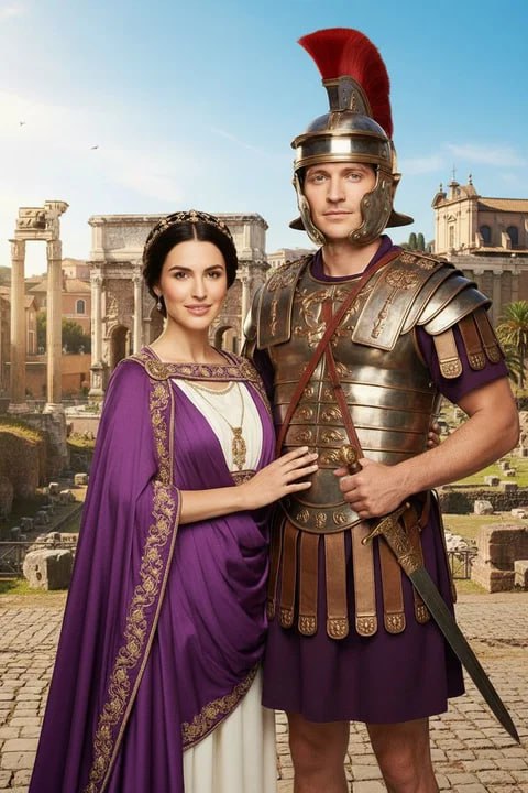 Ancient Rome theme portrait from the AI Photo Booth in Toronto