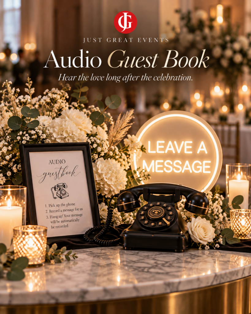 Audio guest book rental Toronto: hear the love long after the celebration
